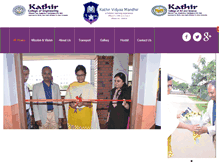 Tablet Screenshot of kathirvidyaamandhir.com